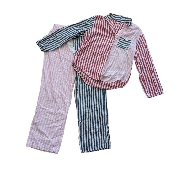 Victoria's Secret Other - VICTORIA'S SECRET Women's Pajamas Flannel PJ 2-piece Set Small Stripes